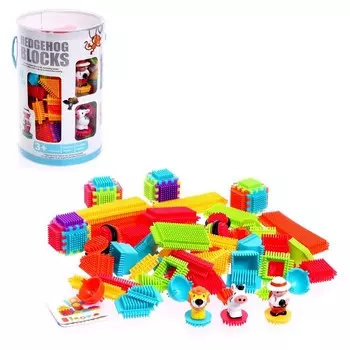 Конструктор игольчатый BRISTLES «Сафари», 90 деталей