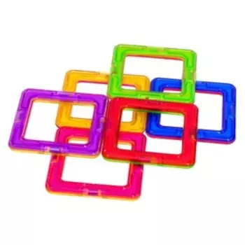 Конструктор магнитный Magical Magnet, 6 квадратных деталей
