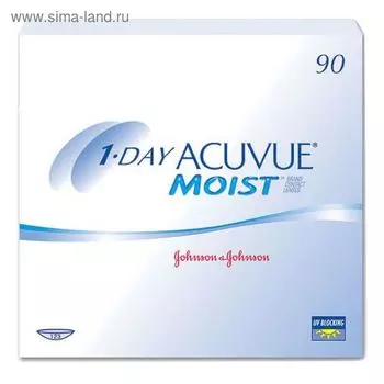 Контактные линзы 1 - Day Acuvue Moist, 5/9, в наборе 90шт