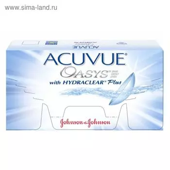 Контактные линзы Acuvue Oasys, 5/8,4, в наборе 12шт