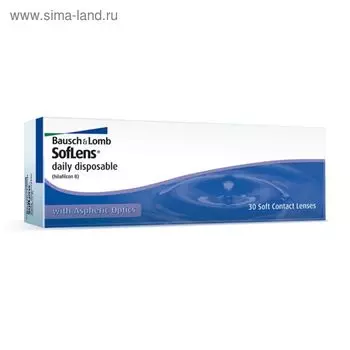 Контактные линзы Soflens Daily Disposable, -4/8,6, в наборе 30шт.