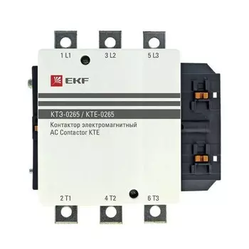 Контактор КТЭ 265А 230В NO EKF ctr-b-265