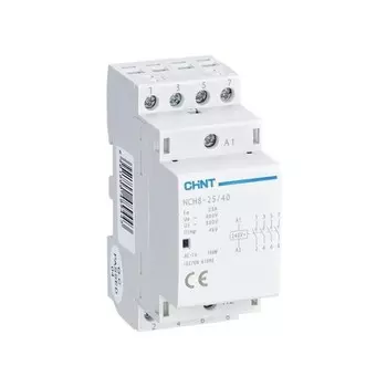 Контактор модульный CHINT 256089, 25А, 4НО