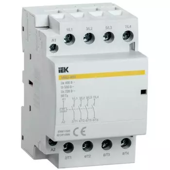 Контактор модульный КМ63-40М AC/DC IEK MKK21-63-40