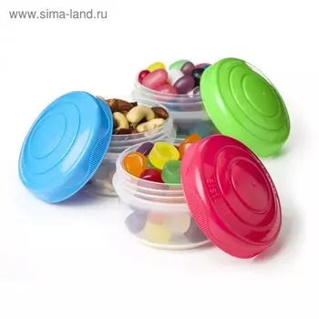 Контейнер Sistema To-Go, 130 мл, 3 шт., цвет МИКС