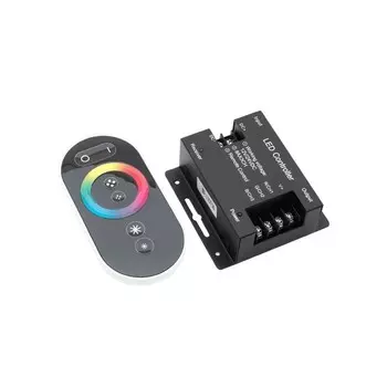 Контроллер SWG, 12/24В, для RGB ленты, пульт ДУ, 83x79x33 мм, IP20, металл