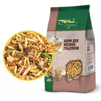 Корм Triol для мелких грызунов, 450 г