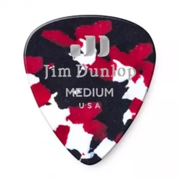 Коробка медиаторов Dunlop 4830-06 Genuine Celluloid 432шт, 4 толщины, пестрые