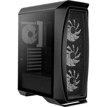 Корпус Aerocool Aero One Frost-G-BK-v1, без БП, ATX, Midi-Tower, черный