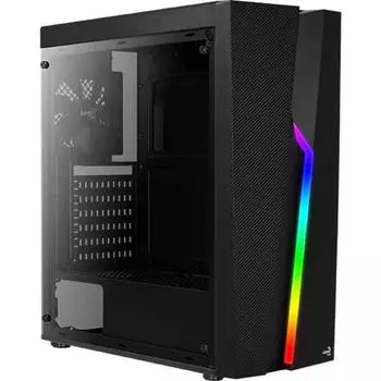 Корпус Aerocool Bolt A-BK-v1, без БП, ATX, Midi-Tower, черный