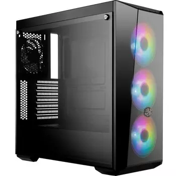 Корпус Cooler Master MasterBox Lite 5 ARGB, W/O controller черный без БП ATX 3x120mm 2x140mm 10045