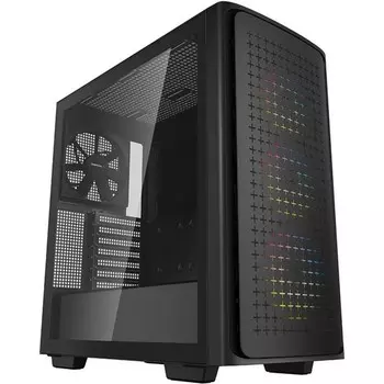 Корпус Deepcool CK560 черный без БП ATX 2x120mm 1x140mm 2xUSB3.0 audio bott PSU