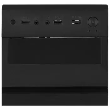 Корпус Digma DC-ATX101-U2 черный без БП ATX 1x80mm 2x120mm 2xUSB2.0 audio