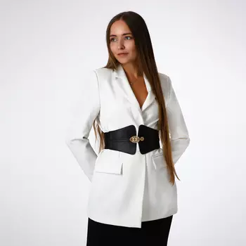 Корсет женский широкий, 6813 см, золотистая, чёрный