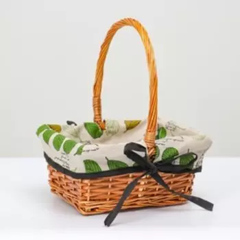 Корзина плетеная 23х18х10Hх27HHх19х13B см, ива