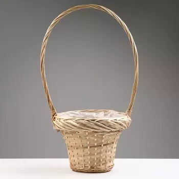 Корзина плетеная, 30 х 23/67 см, ива