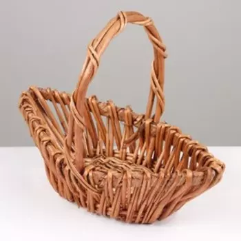 Корзина плетёная, 41х19х9x22 см, натуральный