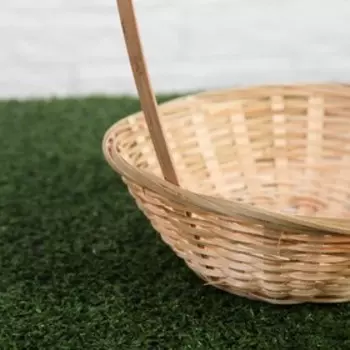 Корзина плетёная, натуральный, бамбук Hawaii