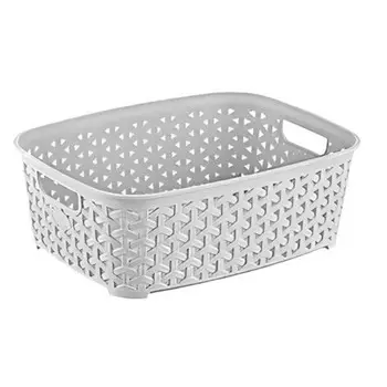 Корзина HobbyLife Rattan, размер M, с ручками, 19.5х26х9 см, цвет МИКС