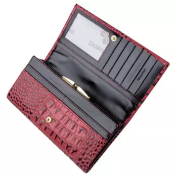 Кошелек с рамочным замком XL Loricata Rouge