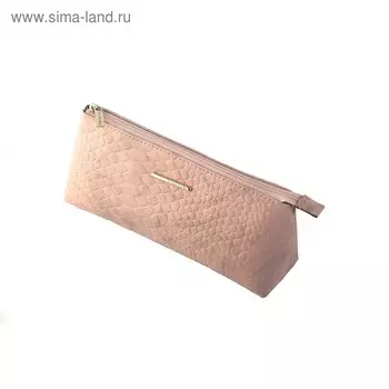 Косметичка на молнии, цвет розовый