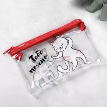 Косметичка с влажными салфетками «Тебе можно всё» 15,5х10 см, 10 шт.