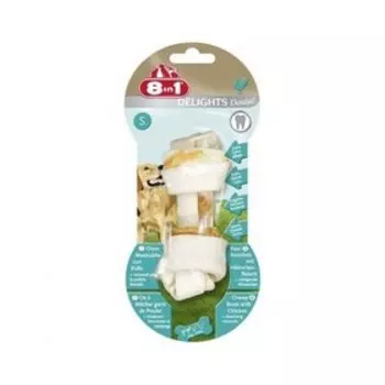 Косточка для мелких и средних собак 8in1 DENTAL DELIGHTS S, с курицей и минералами, 11 см