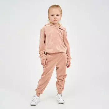 Костюм детский (толстовка, брюки) KAFTAN "Basic line" р.36 (134-140), пудра
