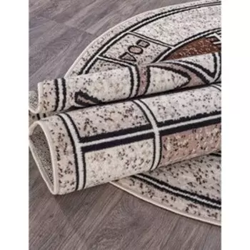 Ковёр овальный Gavana albina 3, размер 80x150 см, цвет beige