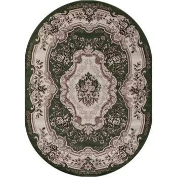 Ковёр овальный Merinos Gavana, размер 150x300 см, цвет green