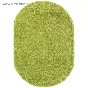 Ковёр овальный Shaggy ultra s600, размер 150x300 см, цвет green