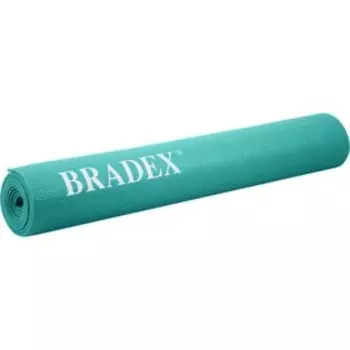 Коврик для йоги и фитнеса Bradex, 173х61х0,3 см, бирюзовый