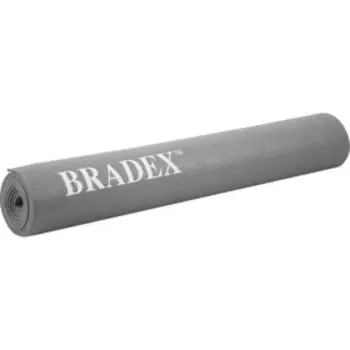 Коврик для йоги и фитнеса Bradex SF 0398, 173х61х0,3 см, серый