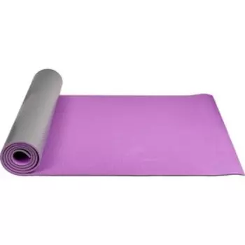 Коврик для йоги и фитнеса Bradex SF 0691, 183х61х0,6 см, двухслойный фиолетовый