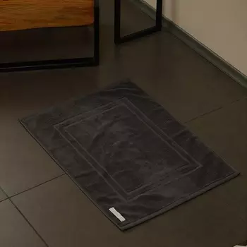 Коврик махровый SL HOME: Basic «Гри Сандре», 5070 см, хлопок 100%