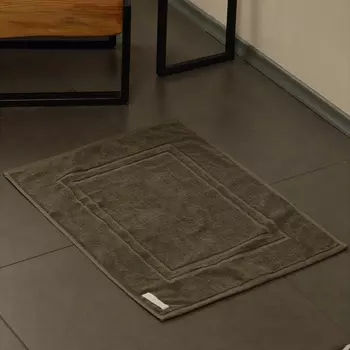 Коврик махровый SL HOME: Basic «Олива», 5070 см, хлопок 100%
