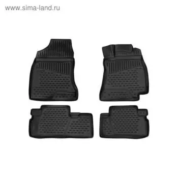 Коврики в салон Ford Transit Connect, 2 части 2002-н.в. полиуретан
