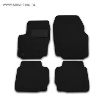 Коврики в салон Klever Econom Nissan Qashqai 2007-2014, кросс., набор 4 шт, текстиль
