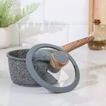 Ковш со стеклянной крышкой Nadoba Mineralica, d=24 см, 1.5 л