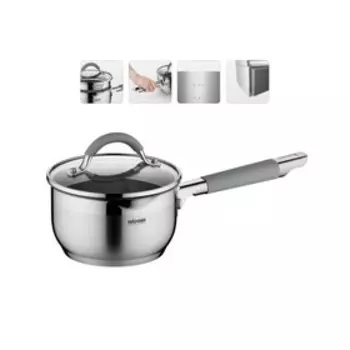 Ковш со стеклянной крышкой Nadoba Nita, d=16 см, 1.7 л