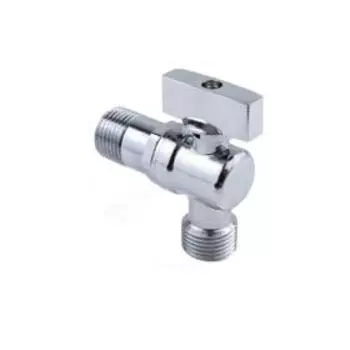 Кран шаровой Aquasfera 1041-01, 1/2", PN 10, наружная резьба, для бытовых приборов, угловой
