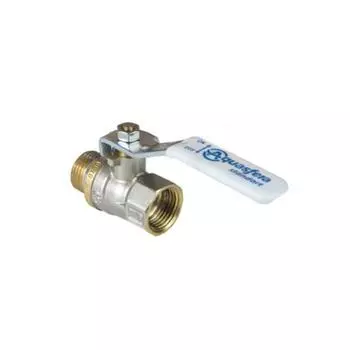 Кран шаровой Aquasfera Standard 1103-05, 1 1/2", PN 16, внутренняя/наружная, рычаг, никель