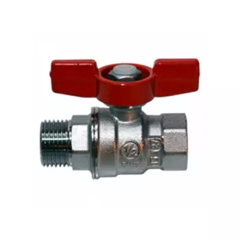 Кран шаровой Giacomini R854, 3/4" внутренняя/наружная, бабочка