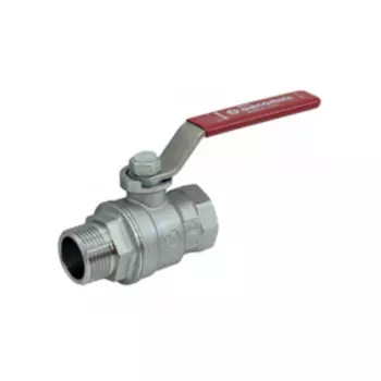Кран шаровой Giacomini R854L, 3/4" внутренняя/наружная, рычаг