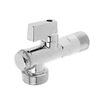Кран шаровой Valtec, 1/2" х3/4", наружная резьба, угловой, с фильтром