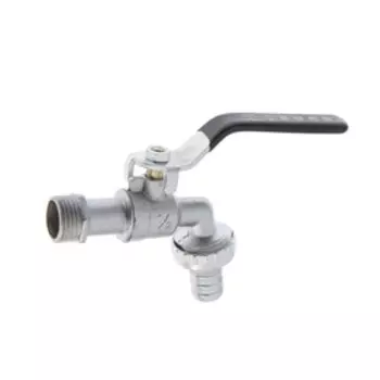 Кран водоразборный со штуцером ZEIN Engr, 1/2"