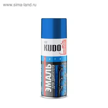 Краска для двигателя KUDO черная, 520 мл, аэрозоль KU-5131