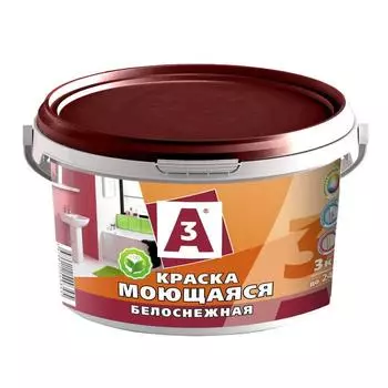 Краска моющаяся ВД A3, 3кг
