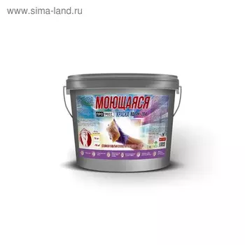 Краска водно-дисперсионная моющаяся ПРОГРЕСС 2,8кг