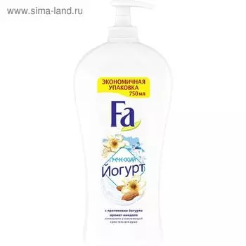 Крем-гель для душа Fа Йогурт «Миндаль», 750 мл